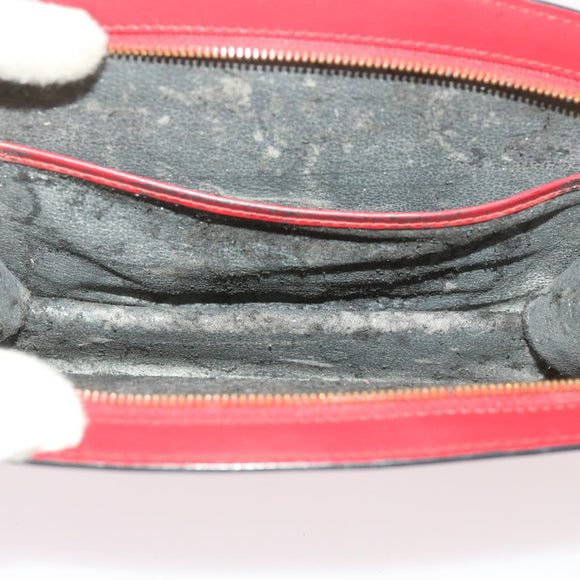 LOUIS VUITTON Epi Trousse Crete Clutch Bag Red M48407 LV Auth 68989