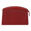 LOUIS VUITTON Epi Trousse Crete Clutch Bag Red M48407 LV Auth 68989-13