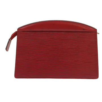 LOUIS VUITTON Epi Trousse Crete Clutch Bag Red M48407 LV Auth 68989 - 0