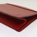 LOUIS VUITTON Epi Trousse Crete Clutch Bag Red M48407 LV Auth 68989-7