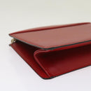 LOUIS VUITTON Epi Trousse Crete Clutch Bag Red M48407 LV Auth 68989-14