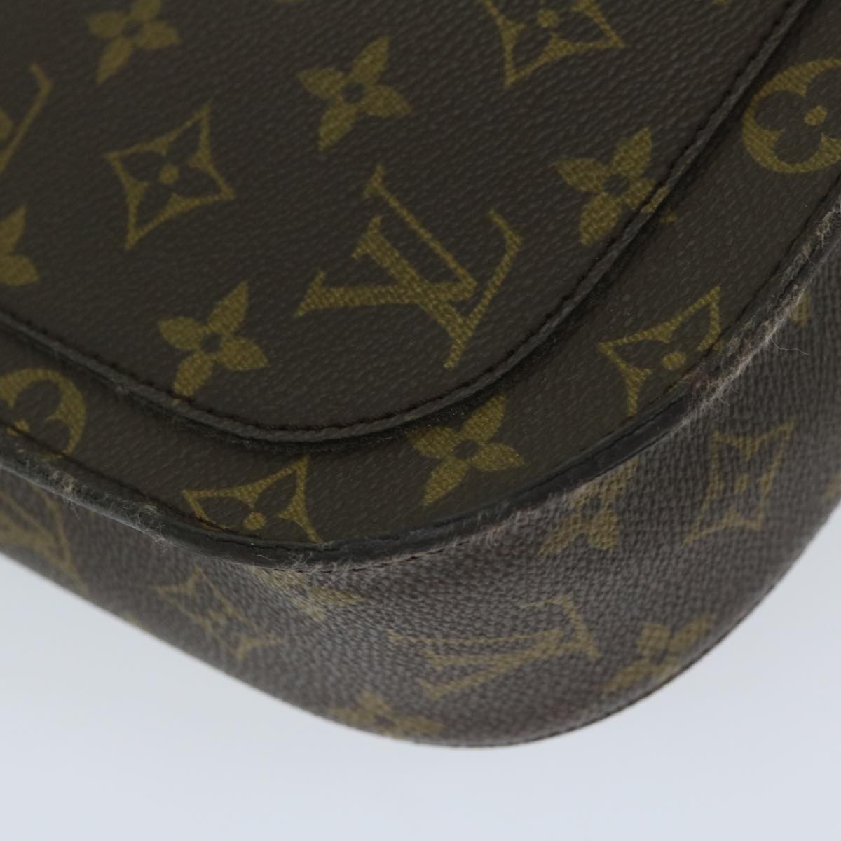 LOUIS VUITTON Monogram Saint Cloud GM Shoulder Bag M51242 LV Auth 68990