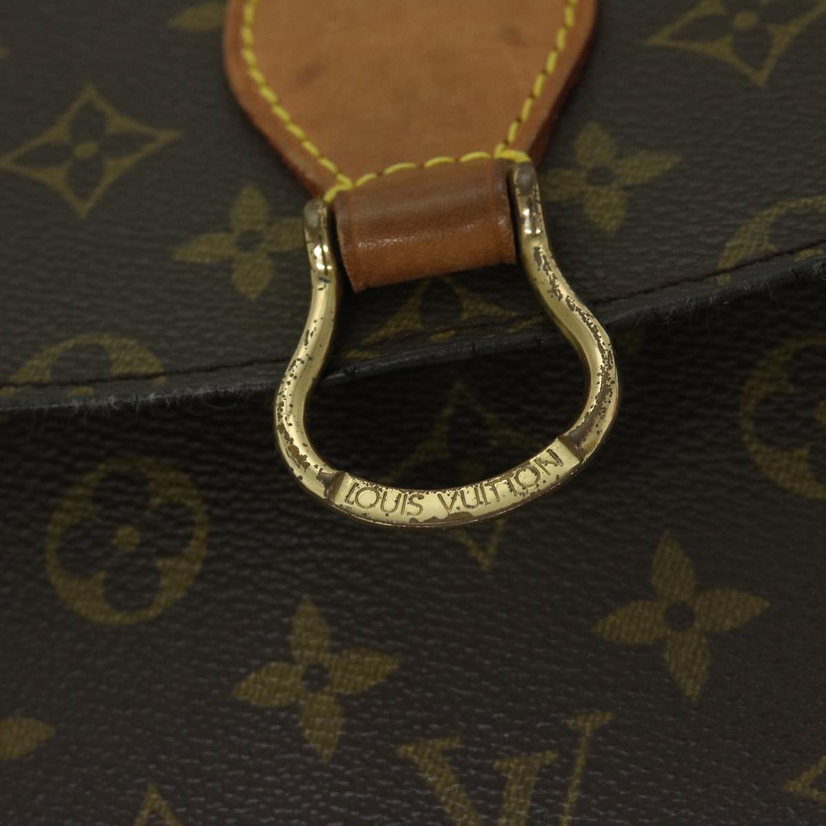 LOUIS VUITTON Monogram Saint Cloud GM Shoulder Bag M51242 LV Auth 68990