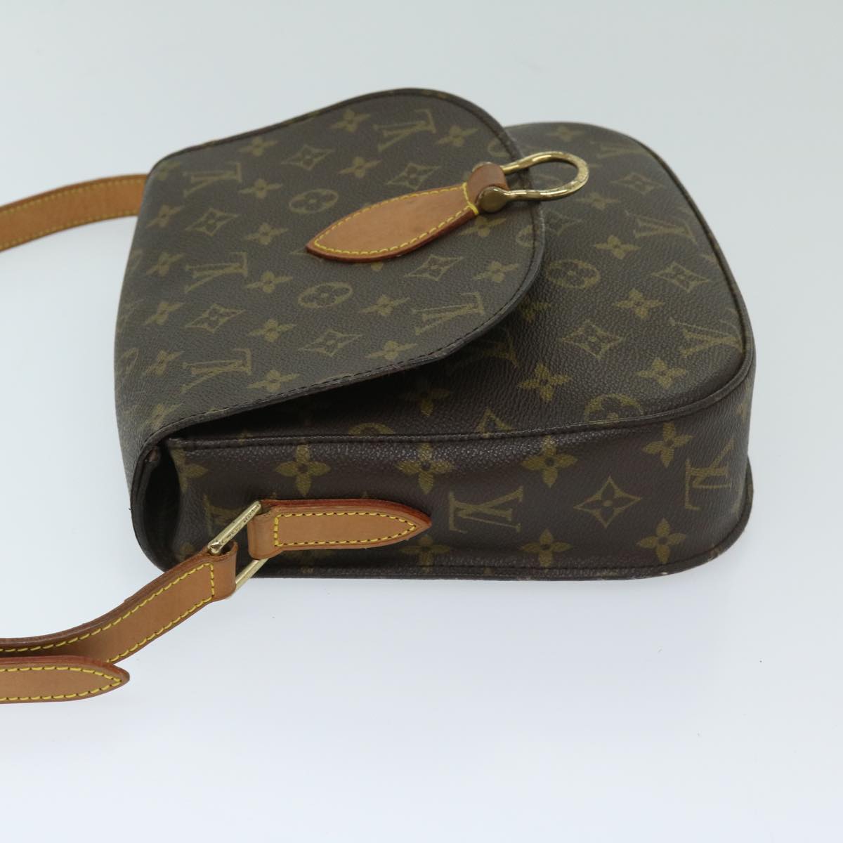 LOUIS VUITTON Monogram Saint Cloud GM Shoulder Bag M51242 LV Auth 68990