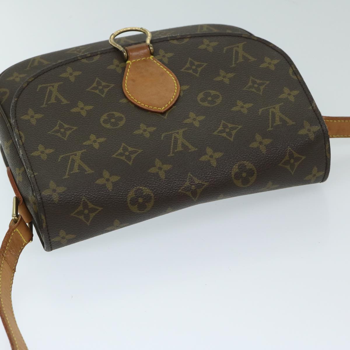 LOUIS VUITTON Monogram Saint Cloud GM Shoulder Bag M51242 LV Auth 68990