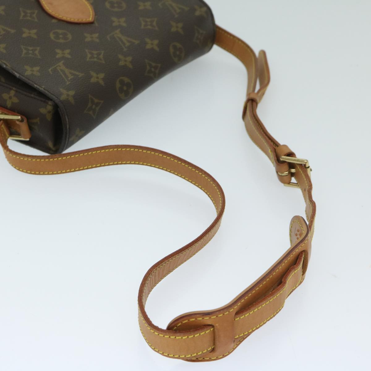 LOUIS VUITTON Monogram Saint Cloud GM Shoulder Bag M51242 LV Auth 68990