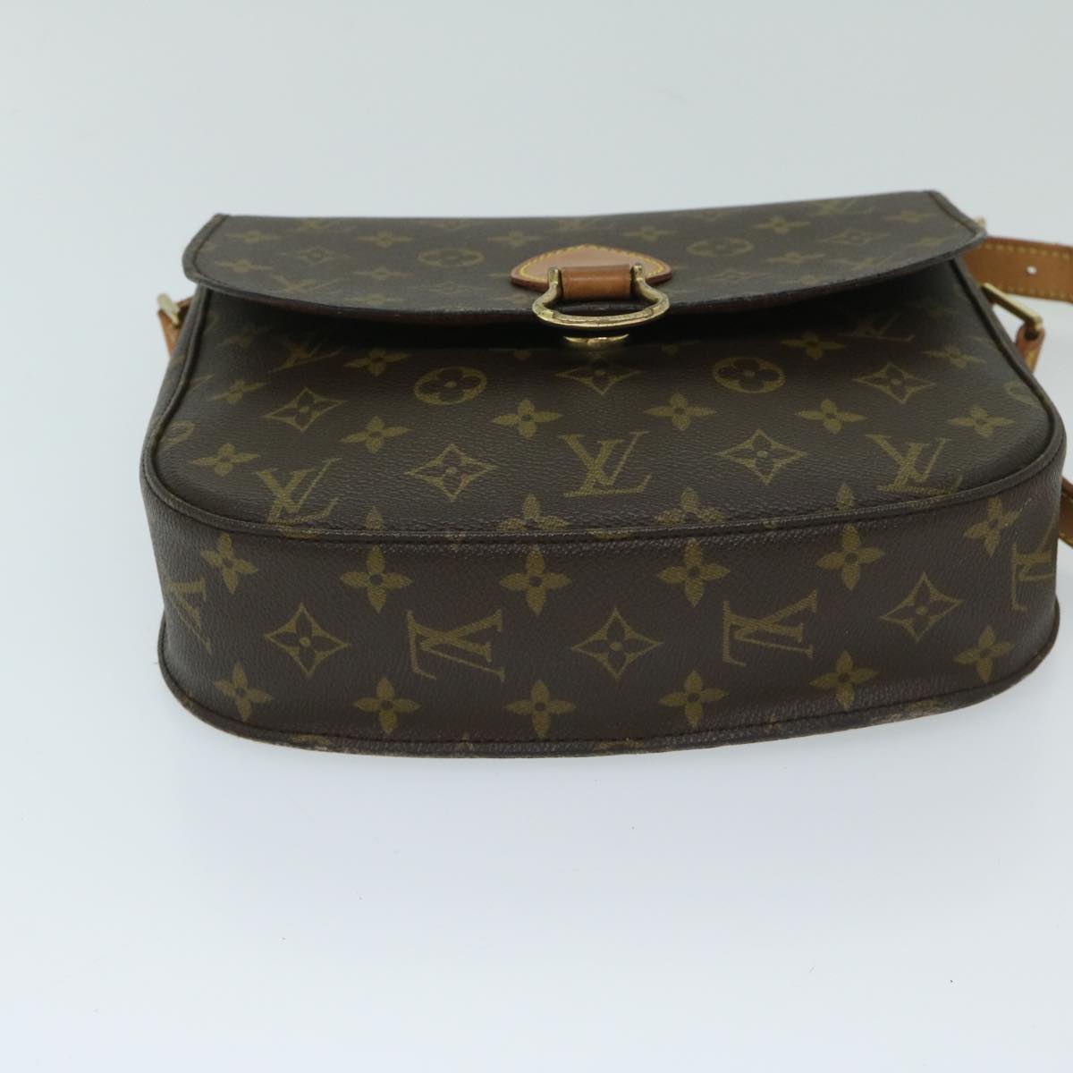 LOUIS VUITTON Monogram Saint Cloud GM Shoulder Bag M51242 LV Auth 68990