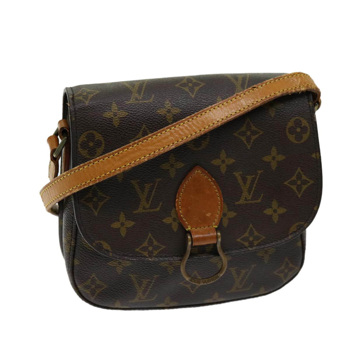 LOUIS VUITTON Monogram Saint Cloud MM Shoulder Bag M51243 LV Auth 68991