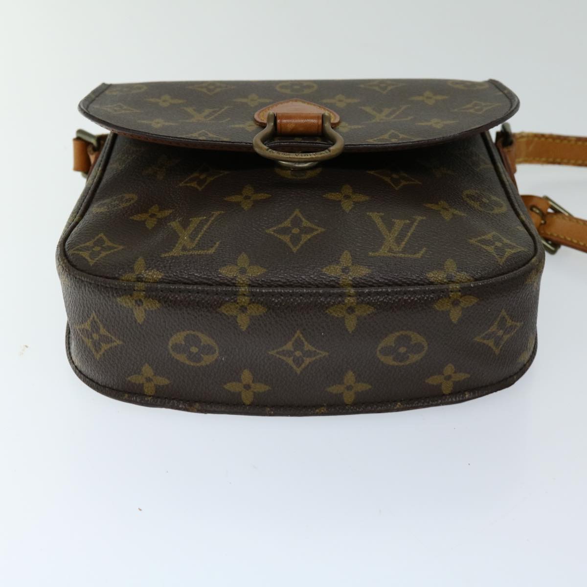 LOUIS VUITTON Monogram Saint Cloud MM Shoulder Bag M51243 LV Auth 68991