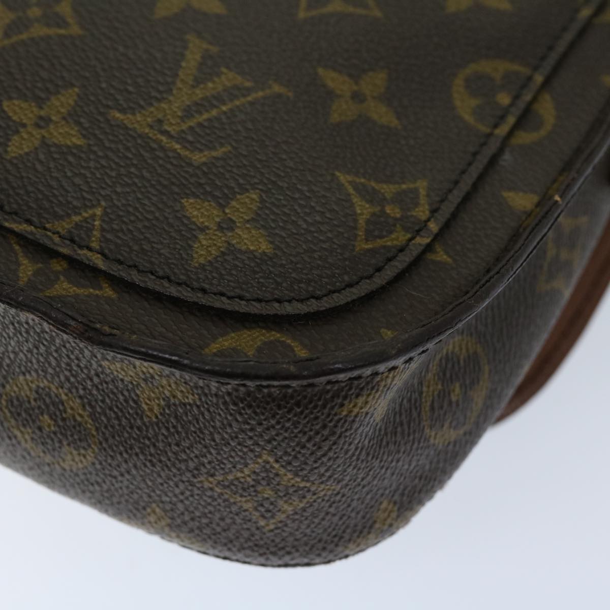 LOUIS VUITTON Monogram Saint Cloud MM Shoulder Bag M51243 LV Auth 68991