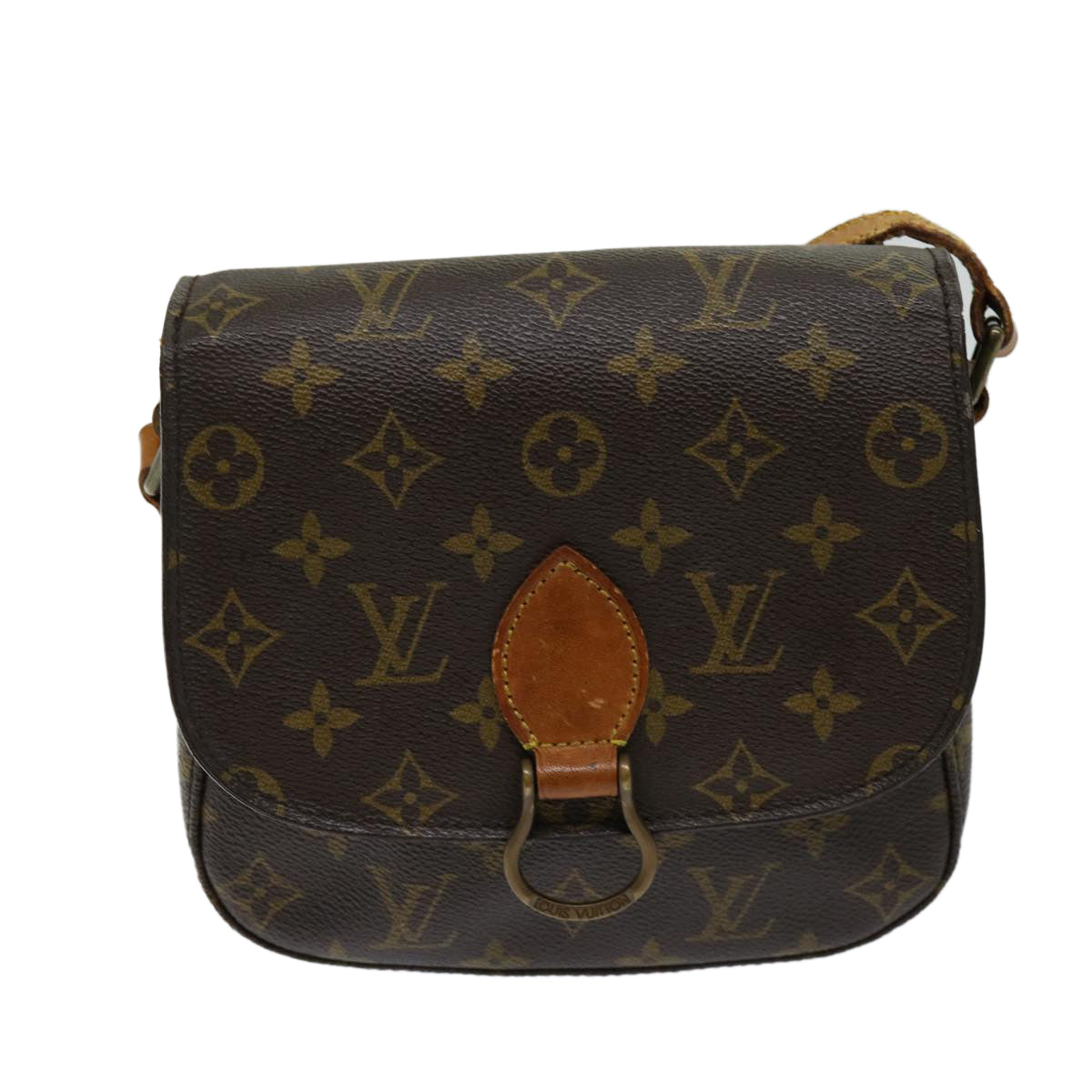 LOUIS VUITTON Monogram Saint Cloud MM Shoulder Bag M51243 LV Auth 68991