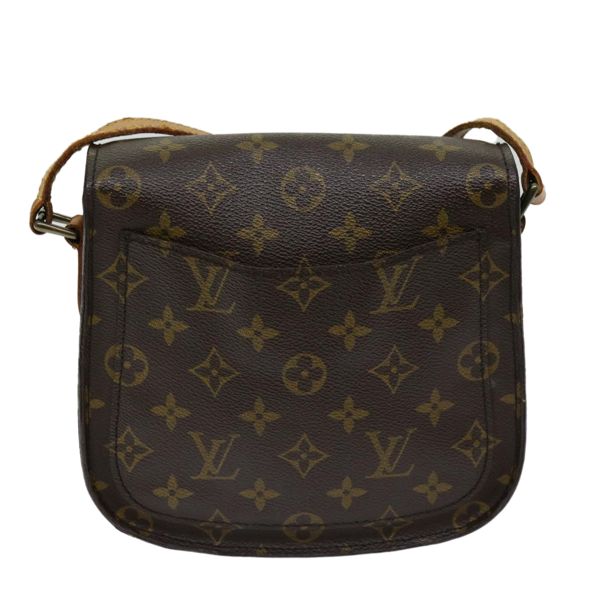 LOUIS VUITTON Monogram Saint Cloud MM Shoulder Bag M51243 LV Auth 68991