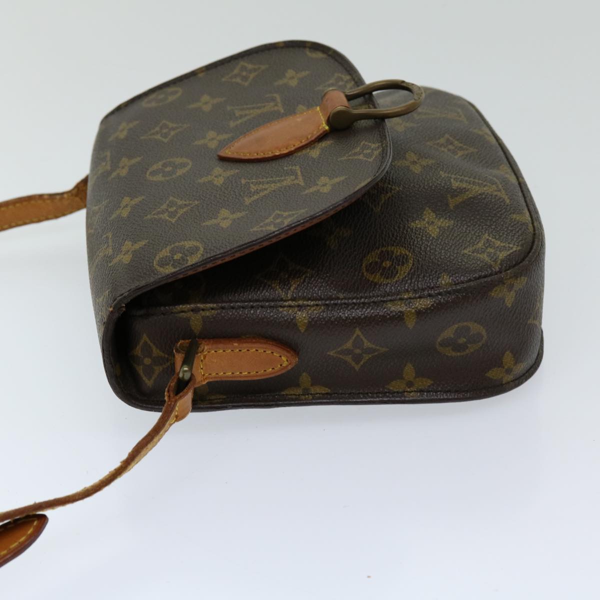 LOUIS VUITTON Monogram Saint Cloud MM Shoulder Bag M51243 LV Auth 68991