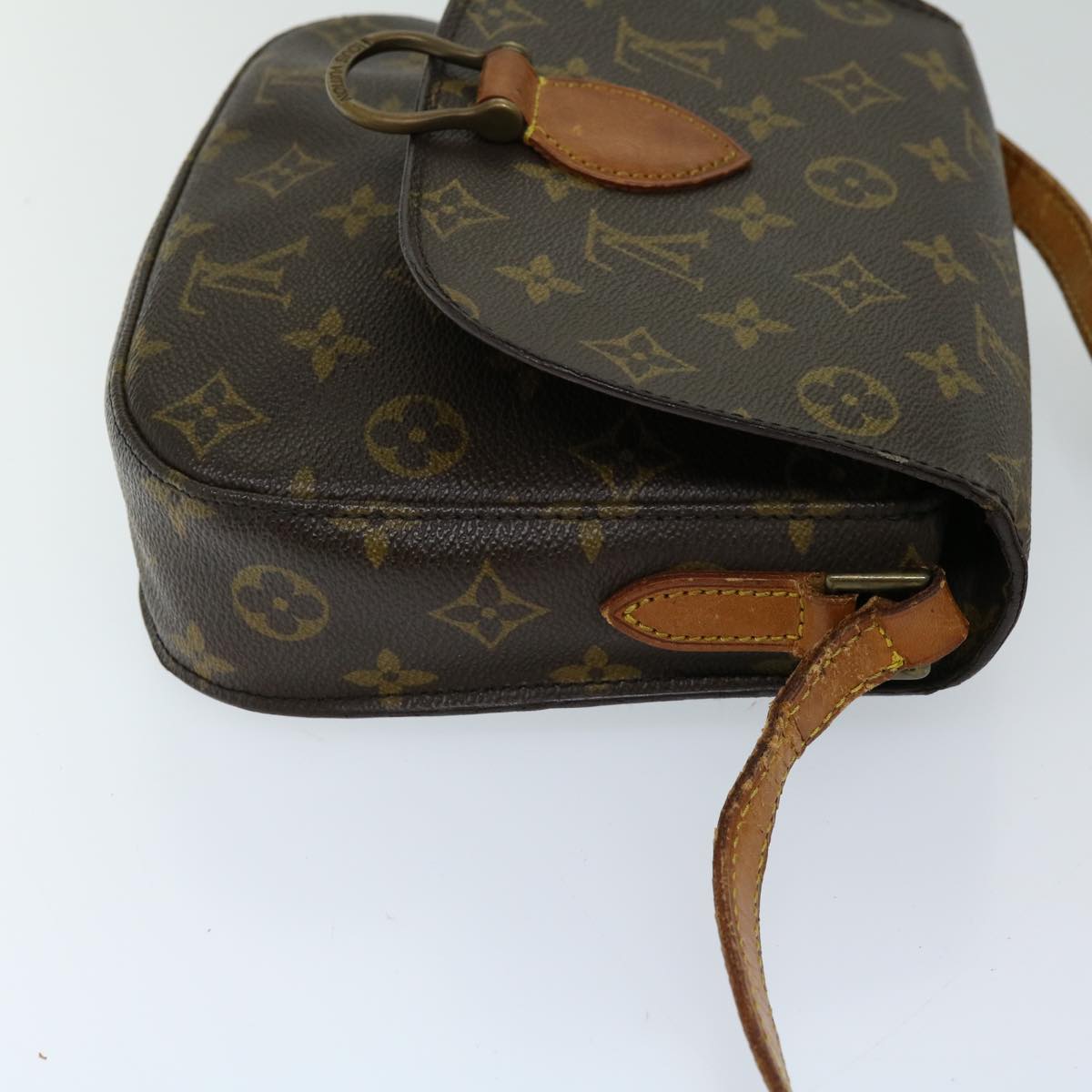 LOUIS VUITTON Monogram Saint Cloud MM Shoulder Bag M51243 LV Auth 68991