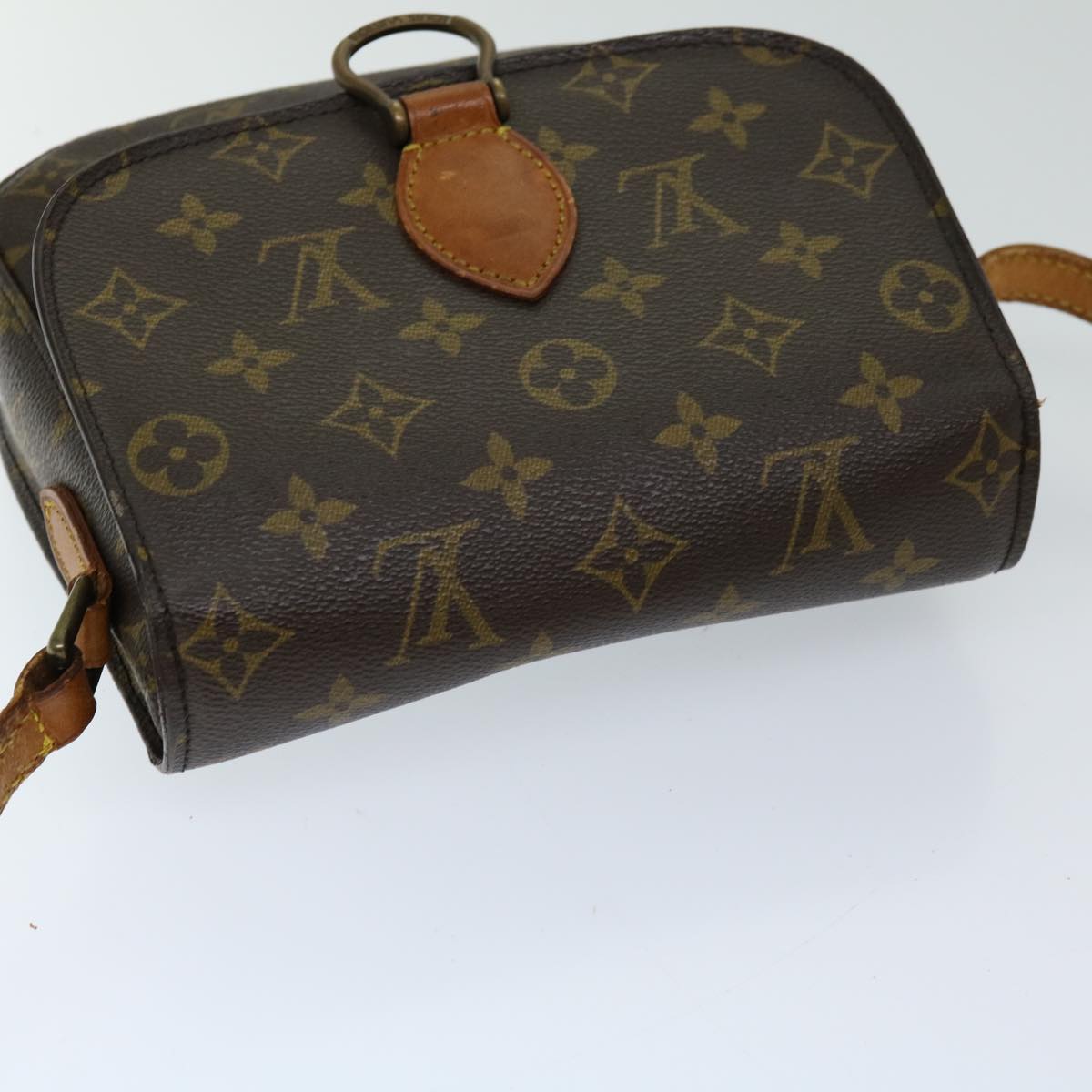 LOUIS VUITTON Monogram Saint Cloud MM Shoulder Bag M51243 LV Auth 68991