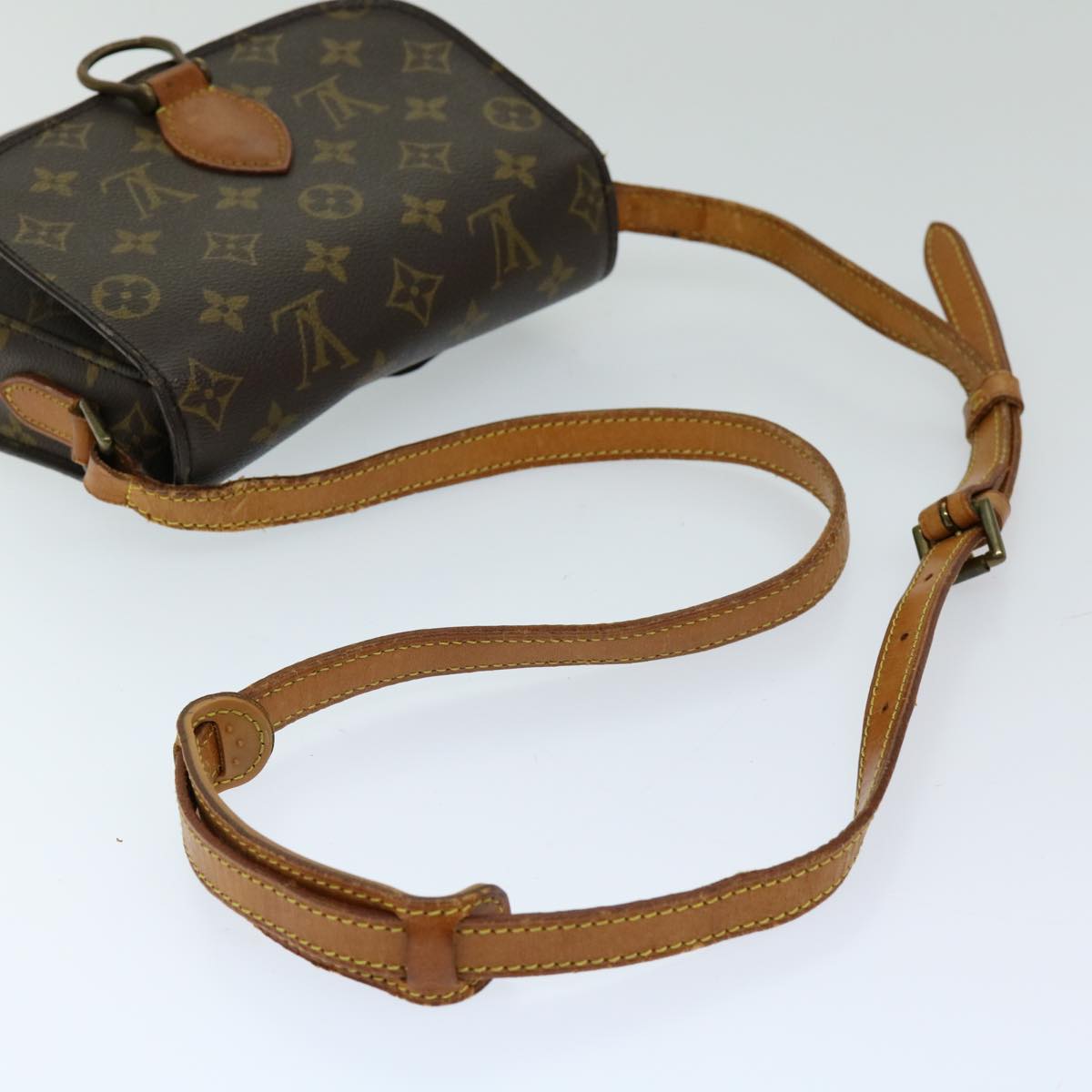 LOUIS VUITTON Monogram Saint Cloud MM Shoulder Bag M51243 LV Auth 68991