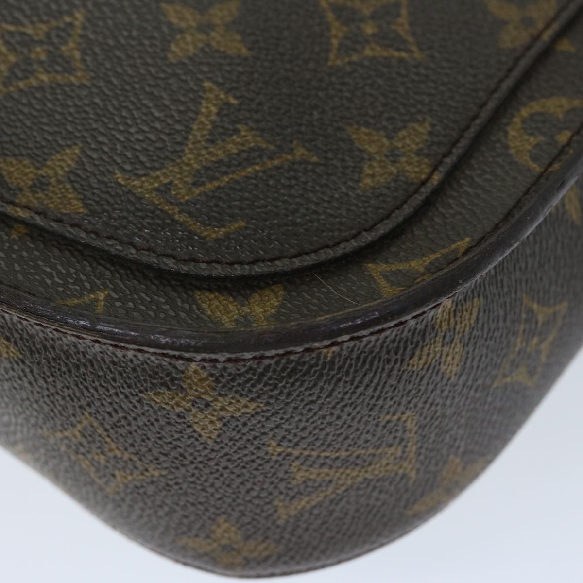 LOUIS VUITTON Monogram Saint Cloud GM Shoulder Bag M51242 LV Auth 68992