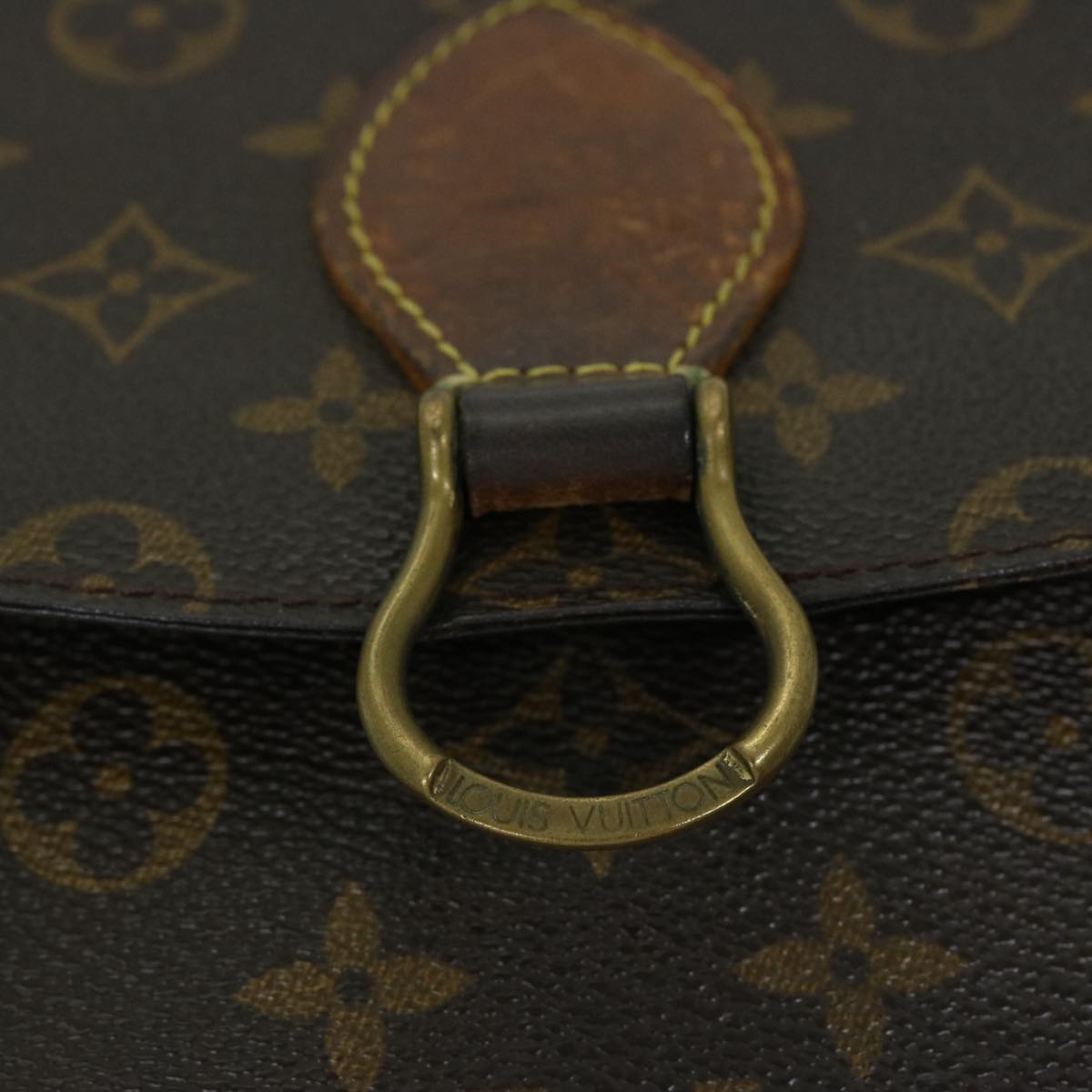 LOUIS VUITTON Monogram Saint Cloud GM Shoulder Bag M51242 LV Auth 68992