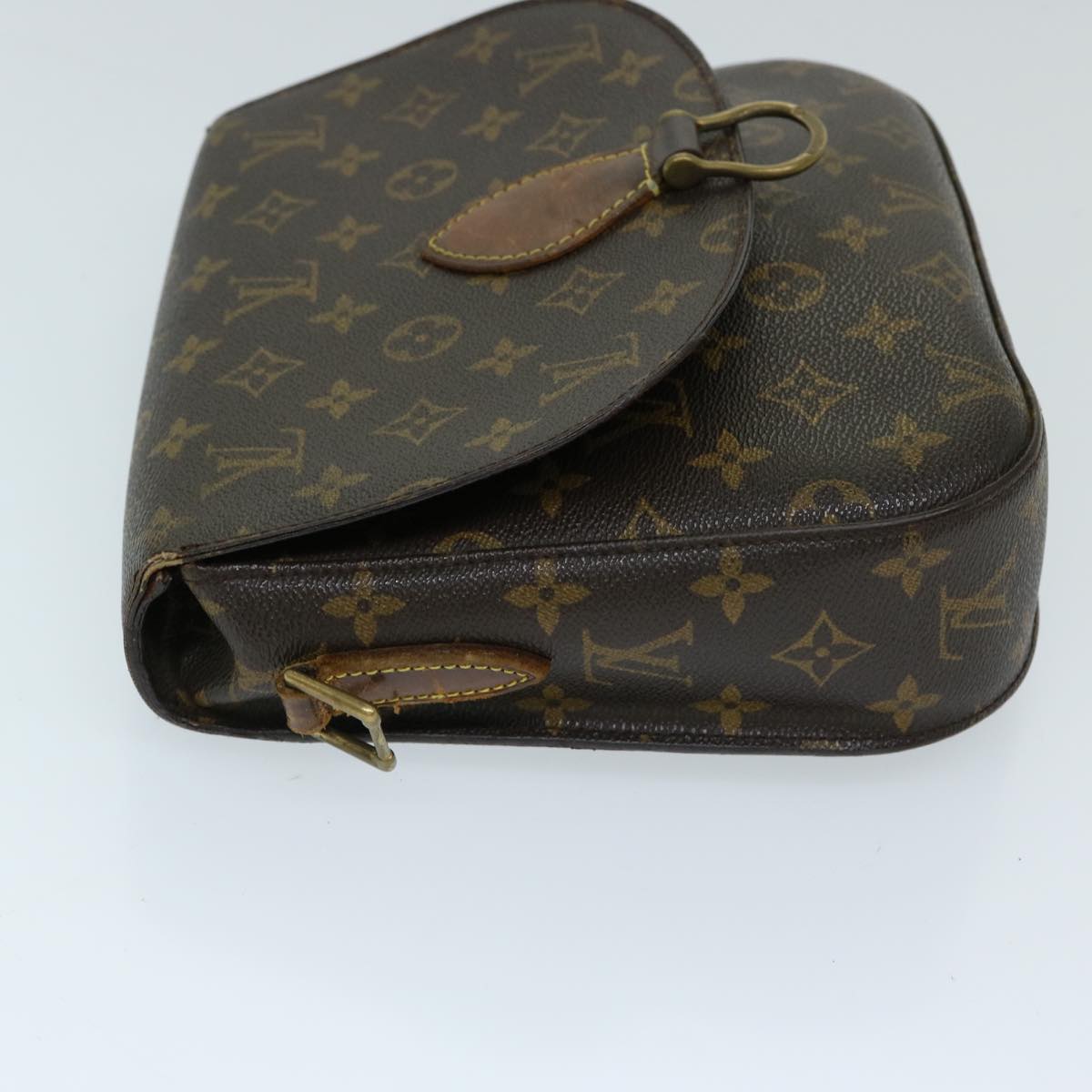 LOUIS VUITTON Monogram Saint Cloud GM Shoulder Bag M51242 LV Auth 68992