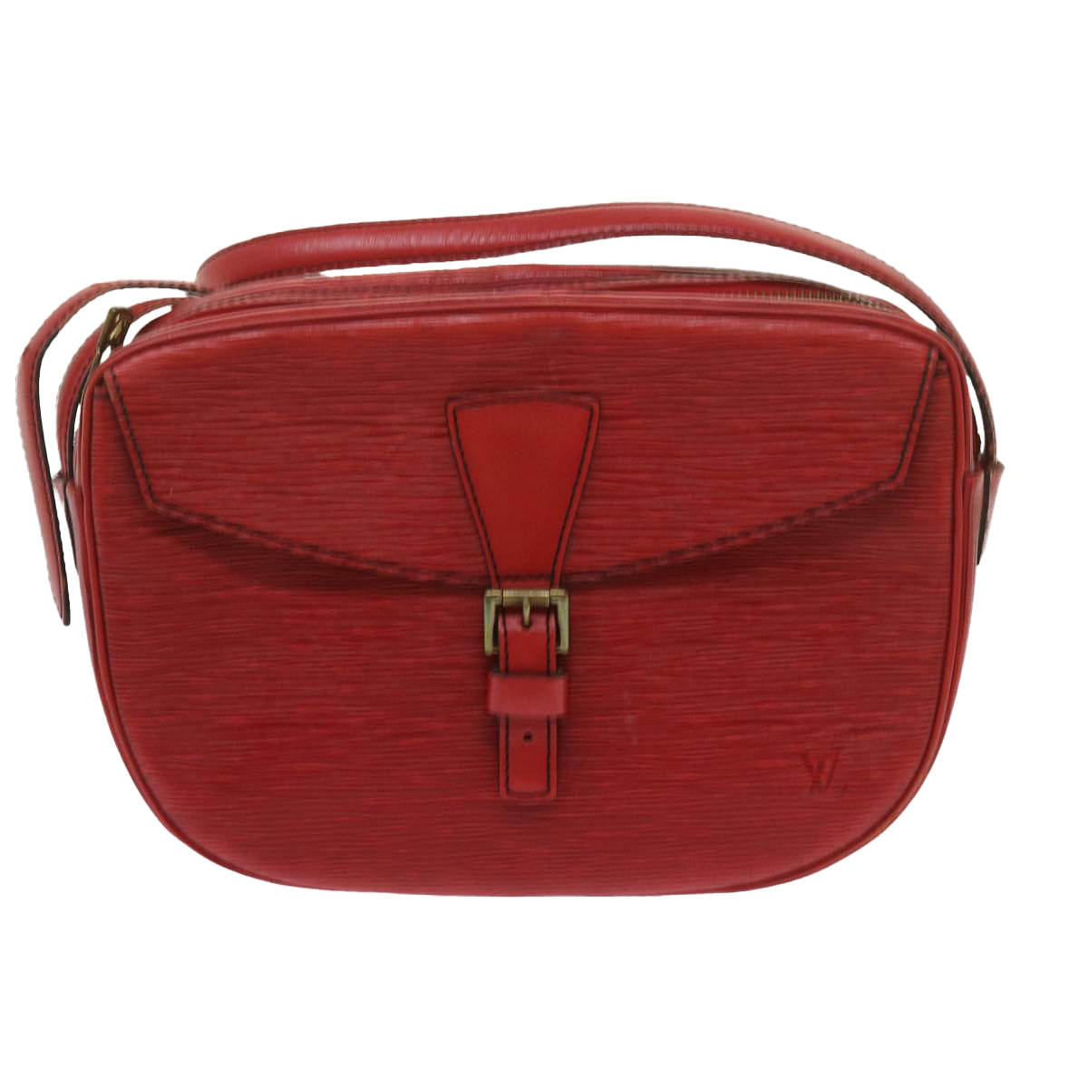 LOUIS VUITTON Epi Jeune Fille MM Shoulder Bag Red M52157 LV Auth 68993 - 0