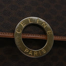 CELINE Macadam Canvas Umhängetasche PVC Braun Original 68999-9