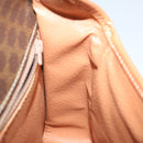 CELINE Macadam Canvas Shoulder Bag PVC Brown Auth 68999-18