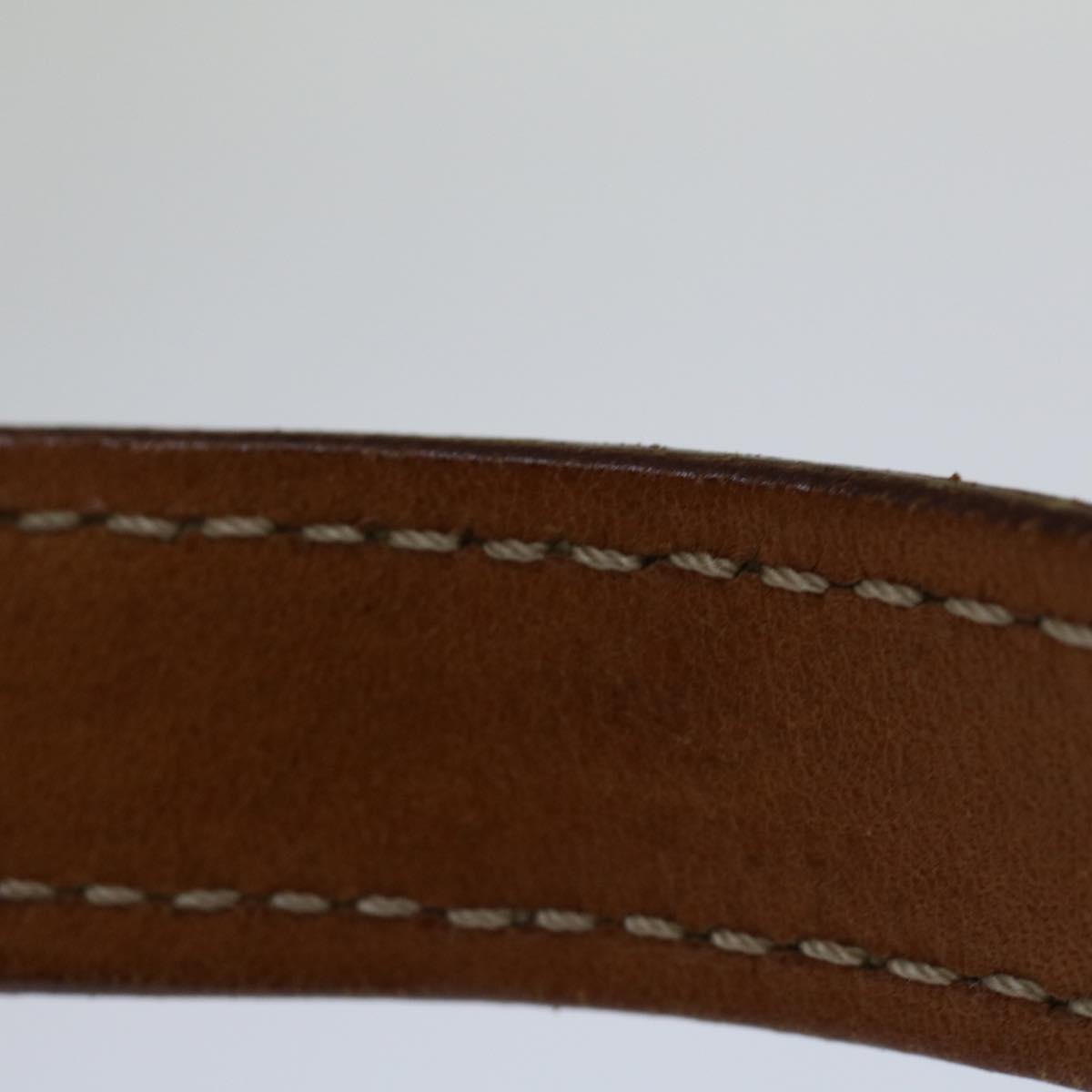 CELINE Macadam Canvas Shoulder Bag PVC Brown Auth 68999