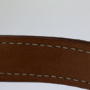 CELINE Macadam Canvas Shoulder Bag PVC Brown Auth 68999-14