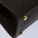 CELINE Macadam Canvas Hand Bag PVC 2way Brown Auth 69000V-15