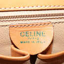 CELINE Macadam Canvas Hand Bag PVC 2way Brown Auth 69000V-18