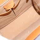 CELINE Macadam Canvas Hand Bag PVC 2way Brown Auth 69000V-9