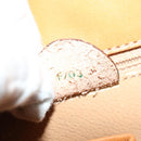 CELINE Macadam Canvas Hand Bag PVC 2way Brown Auth 69000V-11