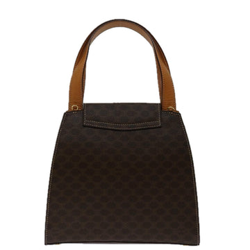 CELINE Macadam Canvas Hand Bag PVC 2way Brown Auth 69000V - 0