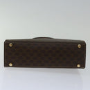 CELINE Macadam Canvas Hand Bag PVC 2way Brown Auth 69000V-5
