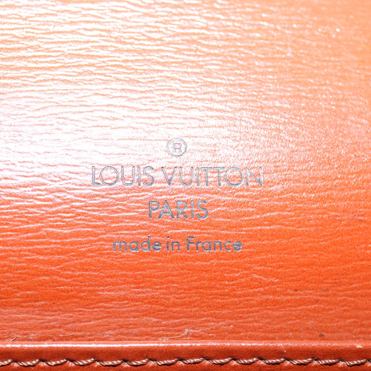 LOUIS VUITTON Epi Tilsitt Shoulder Bag Brown M52483 LV Auth 69009