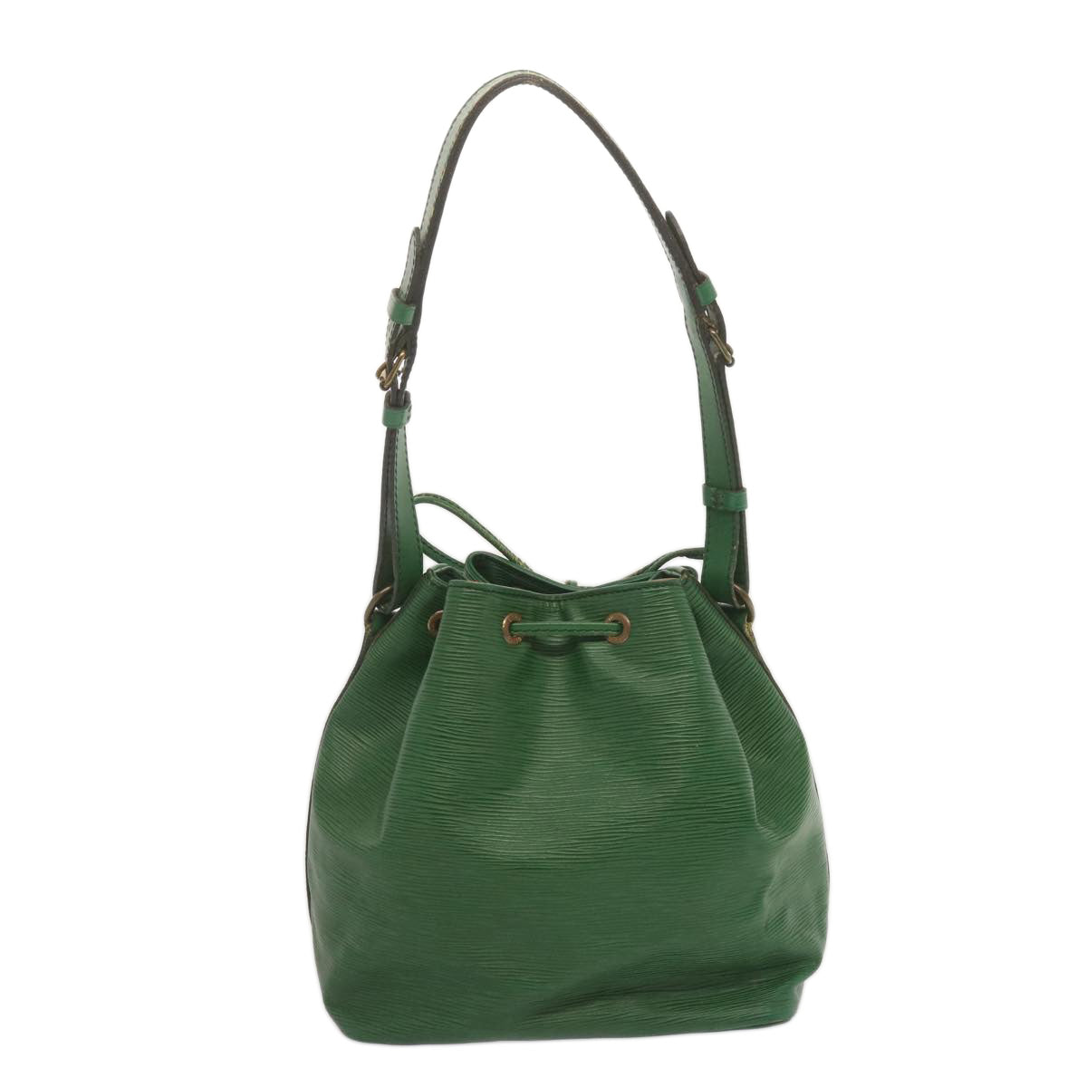 LOUIS VUITTON Epi Petit Noe Shoulder Bag Green M44104 LV Auth 69036