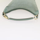 GUCCI GG Canvas Shoulder Bag Light Blue 001 4158 Auth 69052-9