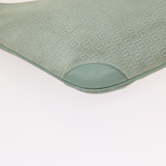 GUCCI GG Canvas Shoulder Bag Light Blue 001 4158 Auth 69052