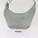 GUCCI GG Canvas Shoulder Bag Light Blue 001 4158 Auth 69052-12