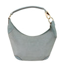 GUCCI GG Canvas Shoulder Bag Light Blue 001 4158 Auth 69052-3