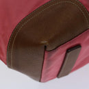 PRADA Tote Bag Nylon Pink Auth 69054-14