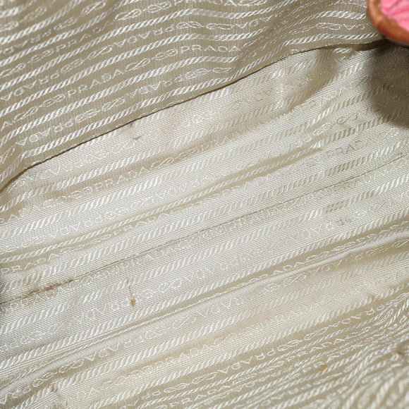 PRADA Tote Bag Nylon Pink Auth 69054