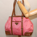 PRADA Tote Bag Nylon Pink Auth 69054-23
