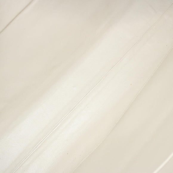 CHANEL Matelasse Chain Shoulder Bag Canvas White Red CC Auth 69059SAV