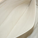 CHANEL Matelasse Chain Shoulder Bag Canvas White Red CC Auth 69059SAV-20