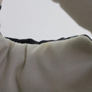 FENDI Baby Carrier Zucchino Canvas Shoulder Bag Black Auth 69064V-10