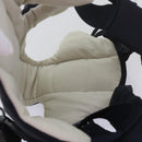 FENDI Baby Carrier Zucchino Canvas Shoulder Bag Black Auth 69064V-11