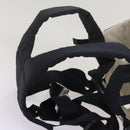 FENDI Baby Carrier Zucchino Canvas Shoulder Bag Black Auth 69064V-7