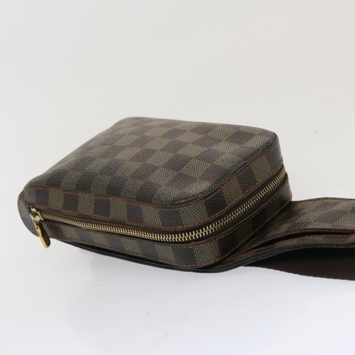 LOUIS VUITTON Damier Ebene Geronimos Shoulder Bag N51994 LV Auth 69068