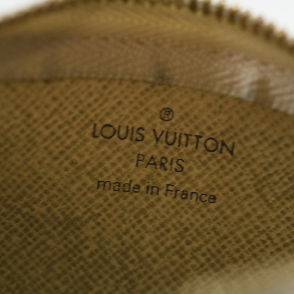 LOUIS VUITTON Damier Azur Pochette Cles Coin Purse N62659 LV Auth 69094